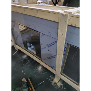 Hotte Snack Completa 900 - Longitud 1600 - Motor, Led y Variador - Dynasteel