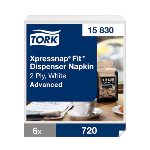 Servilletas Blancas Xpressnap Fit® Tork - Lote de 4320, Calidad Premium