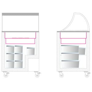 Congelador de Helados - 296 L - TEFCOLD