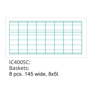 Vitrine a Crema Helada Estática - 8 x 5 L