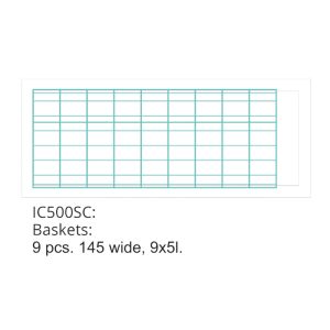 Vitrine à Crème Glace Statique - 9 x 5 L