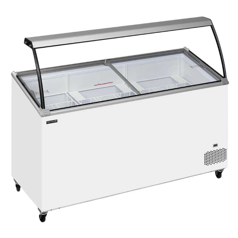 Vitrine a Crema Helada Estática - 398 L