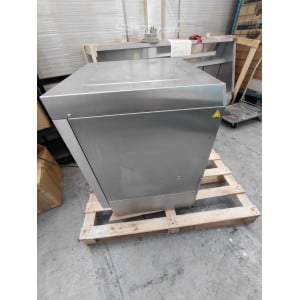 Lave-Vaisselle Professionnel avec Doseur de Liquide de Rinçage et Détergent et Pompe de Vidange - 50 x 50 cm - Dynasteel
