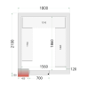 Kit Estantería Cámara Fría 1800x2100 - TEFCOLD, sólido y funcional