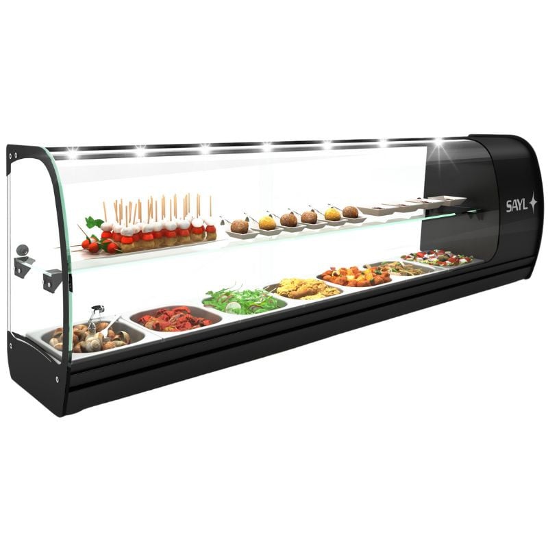 Sushi and Tapas Display - SLIM Tapas - GN 1/6 - SAYL