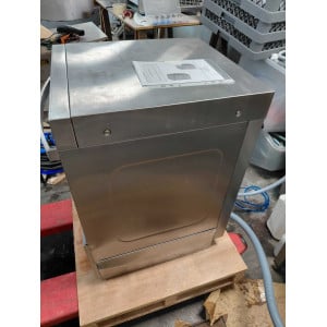 Lavavajillas Profesional con Dosificador de Líquido de Enjuague y Detergente - 40 x 40 cm - Dynasteel