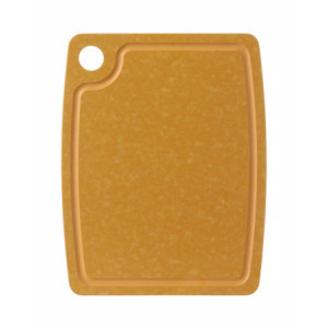 Tabla de cortar - Fibra de madera marrón - 440 x 325 mm - HENDI