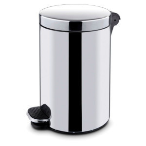 Cubo de Basura Redondo con Pedal y Cubeta Interior - 5 L - HENDI