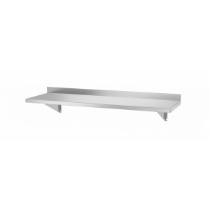 Estante de Pared con 2 Soportes - L 1000 x 300 mm - HENDI