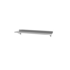 Estante de Pared con 2 Soportes - L 1200 x 300 mm - HENDI