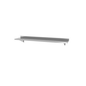 Estante de Pared con 2 Soportes - L 1400 x 300 mm - HENDI