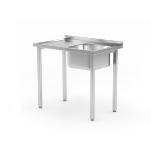 Plonge 1 Bac a la Derecha Kitchen Line - P 600 x L 800 mm - HENDI