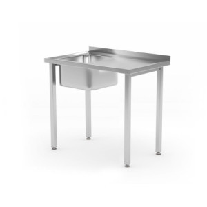 Plonge 1 Bac a Izquierda Kitchen Line - P 600 x L 800 mm - HENDI