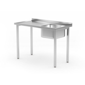 Plonge 1 Bac a la Derecha Kitchen Line - P 600 x L 1000 mm - HENDI