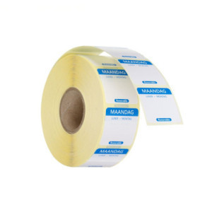 Etiquetas de Trazabilidad Lunes - Rollo de 1000 - HENDI