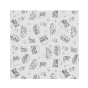Papel Engrasable Hamburguesas - 305 x 305 mm - HENDI