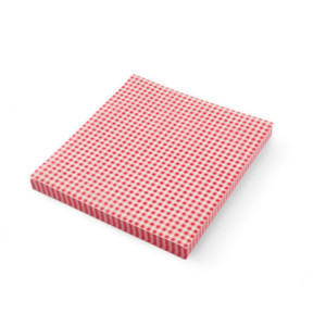 Greaseproof Checkered Paper - 200 x 250 mm - HENDI