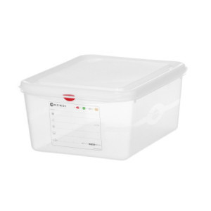 Bac GN 1/2 Transparente en PP - 10 L - HENDI