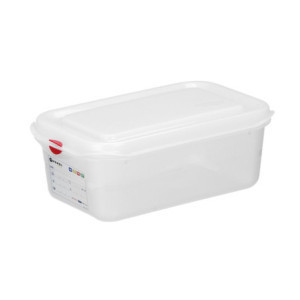 Bac GN 1/4 Transparente en PP - 2,8 L - HENDI