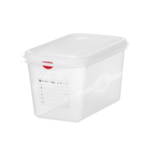 Bac GN 1/4 Transparente en PP - 4,3 L - HENDI