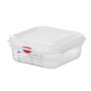 Bac GN 1/6 Transparente en PP - 1,1 L - HENDI