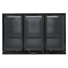 Arrière-Bar Refrigerado Skinplate - 3 Puertas de Vidrio Batientes - 328 L - Dynasteel