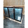Arrière-Bar Refrigerado Skinplate - 3 Puertas de Vidrio Batientes - 328 L - Dynasteel