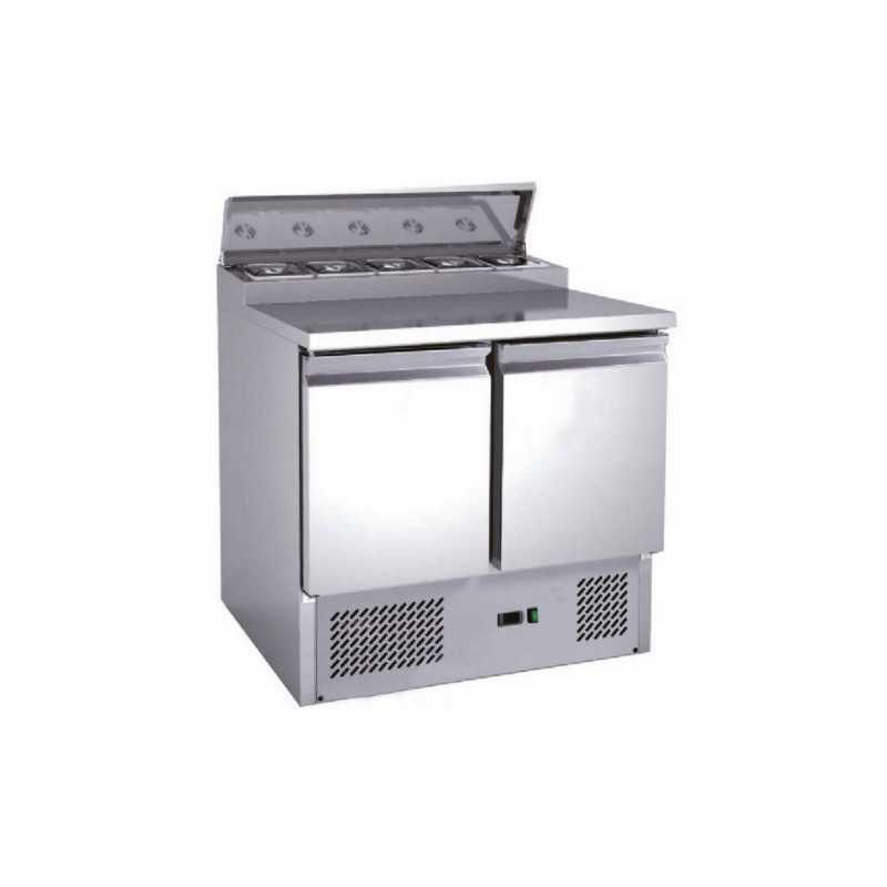 Star Refrigerated Saladette - 2 Doors with Opening Top