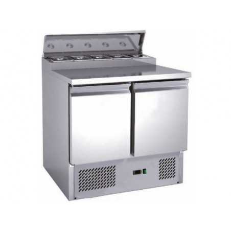 Star Refrigerated Saladette - 2 Doors with Opening Top