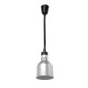 Adjustable Cylindrical Silver Heat Lamp - HENDI