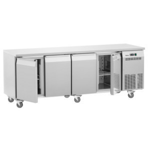 Mesa Refrigerada Positiva - 4 Puertas GN 1/1 - Profundidad 700 - Bartscher