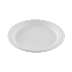 Assiette Ronde - Fibra Vegetal - 230 x 20,6 mm - Lote de 50 - FourniResto
