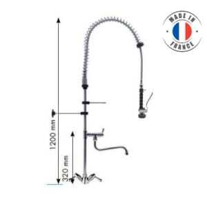 Ducha mezcladora con grifo de vertido con pico orientable Sofinor