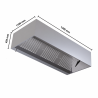 Campana cúbica 1100 LED sin motor - Dynasteel Calidad Acero Inoxidable AISI 304