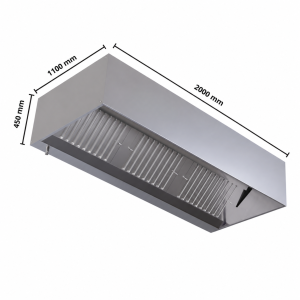 Campana cúbica 1100 Led sin motor - Dynasteel Innovant