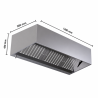 Campana cúbica 900 Led sin motor - Dynasteel KP 9/12L-LEDB-IMPEX