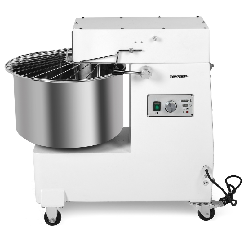 Amasadora 50 L con Cuenco Extraíble y Cabeza Elevable - Velocidad Variable - Dynasteel