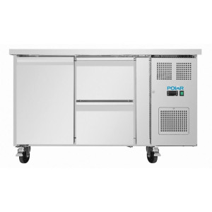 Mesa Refrigerada con 1 Puerta y 2 Cajones - 314 L - Polar