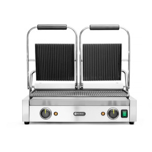 Grill de Contact - Modelo Doble - Placas Estriadas Reacondicionado
