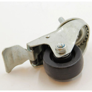 Rueda de 60 mm con Freno Montado en Pasador - TEFCOLD