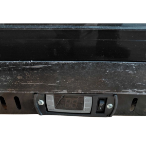 Arrière-Bar Réfrigéré Skinplate - 3 Portes Vitrées Coulissantes - 328 L - Dynasteel