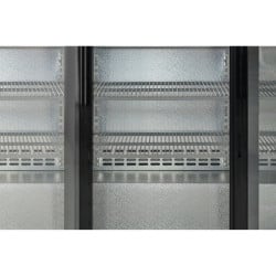Bar Trasero Refrigerado 320 L 3 Puertas de Vidrio Deslizantes
