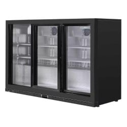 Bar Trasero Refrigerado 320 L 3 Puertas de Vidrio Deslizantes