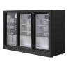 Bar Trasero Refrigerado 320 L 3 Puertas de Vidrio Deslizantes