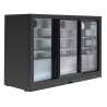 Bar Trasero Refrigerado 320 L 3 Puertas de Vidrio Deslizantes