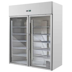 Armario Refrigerado Positivo 2 Puertas de Cristal GN2/1 - 1400 L