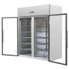 Armario Refrigerado Positivo 2 Puertas de Cristal GN2/1 - 1400 L