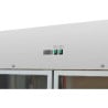 Armario Refrigerado Positivo 1400 L 2 Puertas de Vidrio GN 2/1