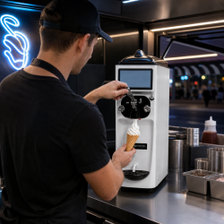 Máquina de Helado Soft 16 L/h 1050 W - Dynasteel