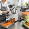 Cortador de Verduras Profesional 550 W — 2 Tolvas, Alu